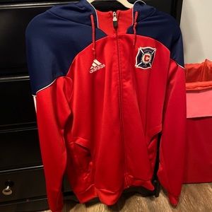 Adidas large chicago fire track jacket